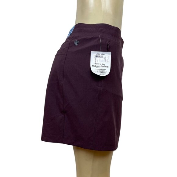 Kühl Womens Skort Plum Purple Outdoor Hiking Lightweight Stretchy Sz S - New - Picture 2 of 11